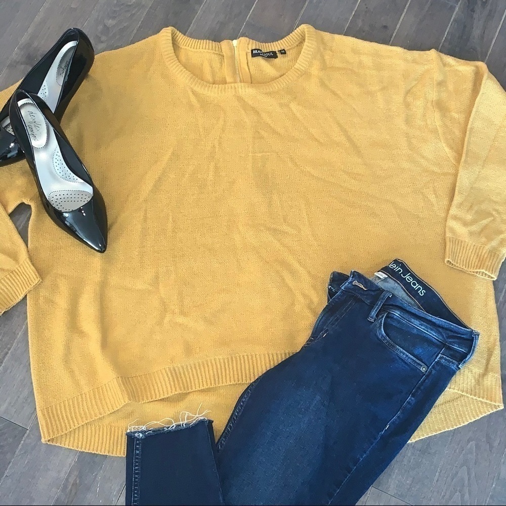 Brave Soul Boxy Scoop Top - Shortened: 𝅺Brave Soul Boxy Scoop Top